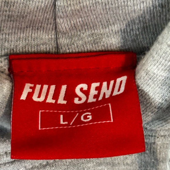 FULL SEND hoodie men’s large - Picture 3 of 3
